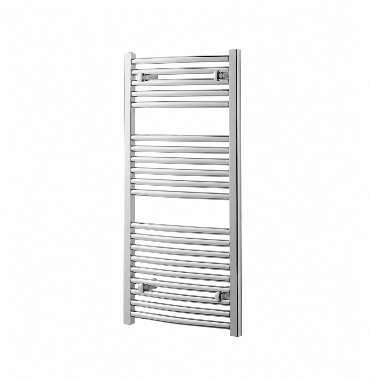 Luno White towel rail — draft catalogue cutout